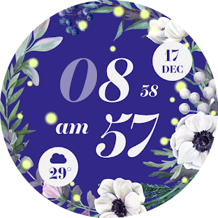 Lush: Flower Watch Face